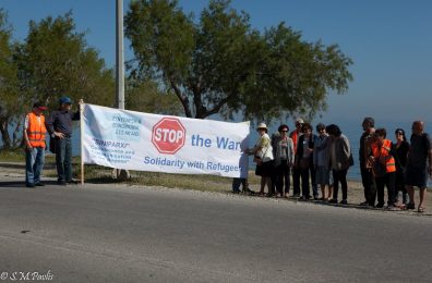 Υποδοχή Πάπα στη Λέσβο